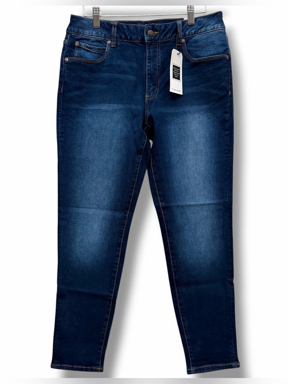 Tahari Classic Kelly Ankle Skinny Jeans 10